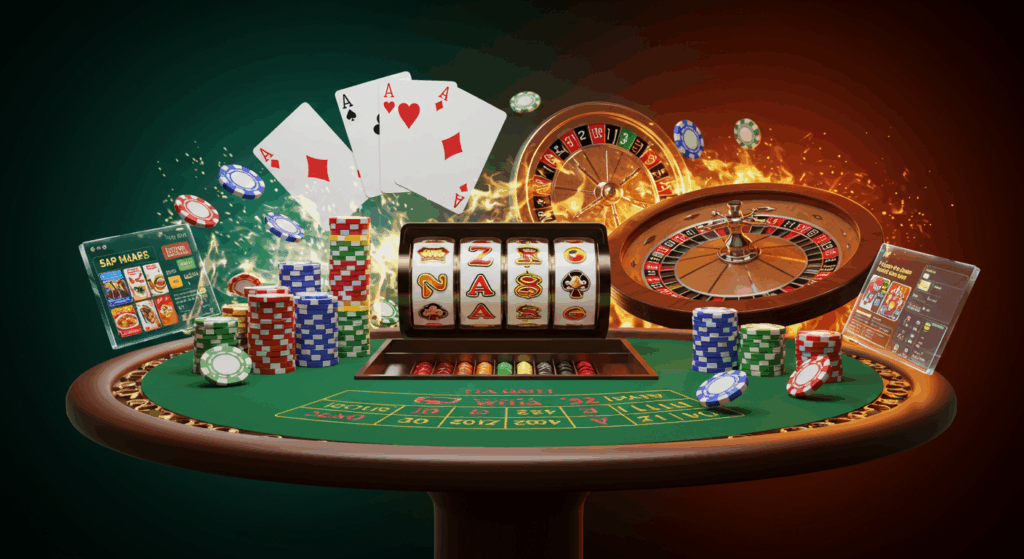 Bàn chơi live casino chuyên nghiệp với bài poker, chip tiệm phở anh hai
xe roulette phát sáng